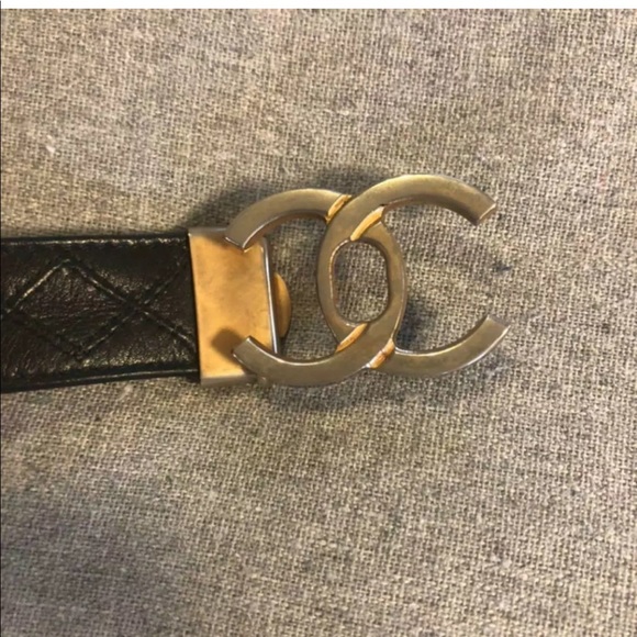 Chanel belt vintage GUC black - Picture 6 of 6